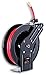 REELWORKS Air-Hose Reel Retractable 3/8" Inch x 25' Feet Pro Premium Commercial Flex Hybrid Polymer Hose Max 300 PSI Heavy Duty Steel Construction Industrial Spring Driven primary