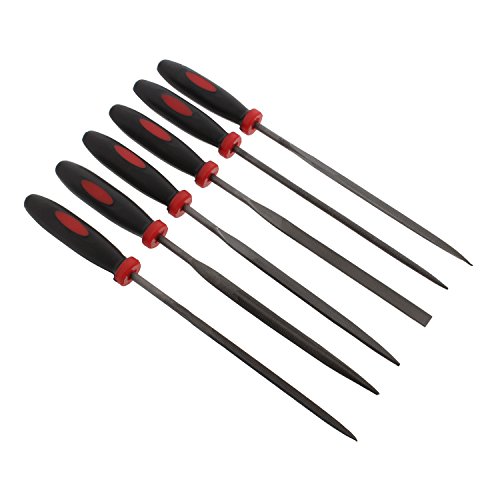 ABN Hand Deburring File 9-Piece Set – Deburr Kit of Small and Large Files for Metal Sharpening, Wood Hole Shaping