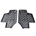 Hooke Road Wrangler Floor Mats, Rubber All Terrain Rear Row Liner Carpets for 2007-2018 Jeep JK Wrangler 2-Door