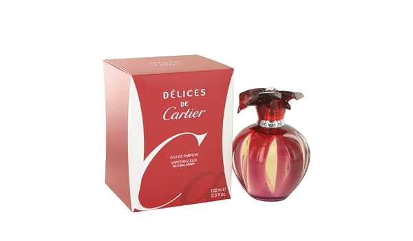Amazon.com: Delices De Cartier Por Cartier Eau de Parfum spray 3.4 OZ para  las mujeres : Belleza y Cuidado Personal