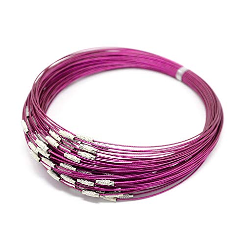 Pandahall 10Strands Fuchsia 17.5