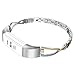 Wearlizer Compatible for with Alta Bands Small Silver Rose Gold Alta hr Women Metal Replacement Bands Accessories Straps Bracelet Bangle Wrist Bands Small/Large (Gold+Silver)
