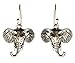 Bali Sky Sterling Silver Elephant Head Drop Earrings D032