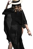Oryer Womens Chiffon Swimsuit Bathing Suit Beach Bikini Swimwear Cover up Dress