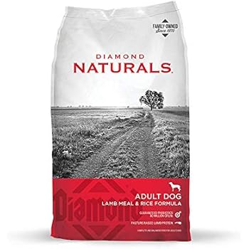 Diamond Naturals Adult Real Meat Recipe Premium Dry Dog Food With Real Pasture Raised Lamb Protein 6Lb
