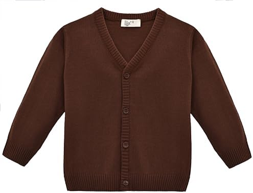 Amazon.com: Lilax Toddler and Little Boys Sweater, V-Neck Knit