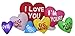 6 Foot Long Valentine's Day Inflatable Multicolor Seven Love Hearts on Cloud Romantic Sweet Valentines Gift for Couples, Pre-Lit LED Lights Outdoor Indoor Holiday Blow up Lighted Yard Decoration