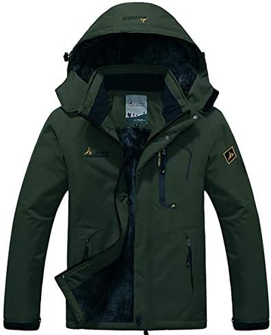 Men's Mountain Waterproof Ski Snow Jacket Winter Windproof Rain Jacket