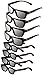 eDimensional Adult Passive Polarized 3D Glasses Family Pack, 8 Pairs