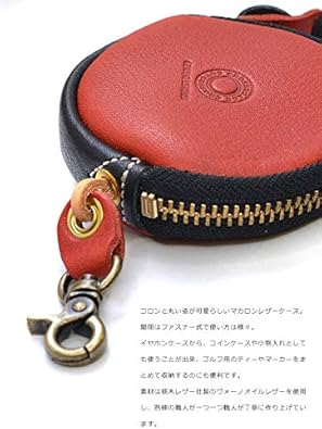 Amazon 小物入れ 小銭入れ マカロン ミニ財布 栃木レザー 本革 日本製 コインケース マルチケース ゴルフ用品 ティーケース マーカーケース メンズ レディース イエロー Cross Roads クロスロード 小銭入れ