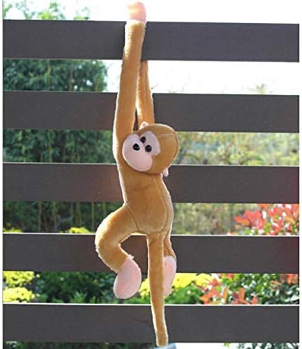 54cm creech Monkey Plush Toy,Mamum Cute Screech Monkey Plush Toy Doll Doll Gibbons Kids Gift (D)