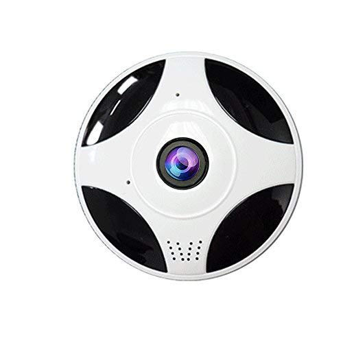 Wireless WiFi IP Camera, Giving Five Indoor Hidden Surveillance Spy Camera Home Security Camera with 360 Degree Wide Angle, IR Night Vision, 2-way Audio, Motion Detection