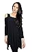 Love My Seamless Asymmetric Tunic with Cold Shoulder Cut Outs (Large)