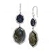 Silpada 'Lapis of Luxury' Natural Lapis & Labradorite Drop Earrings in Sterling Silver