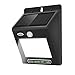 Solar Motion Sensor Wall Light, 12 LED Super Bright with Guide Light Fast Charging Waterproof IP65 Outdoor Wireless For Patio, Deck,Yard,Garden