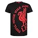Liverpool FC LFC Mens Black Red 'You'll Never Walk Alone' T-Shirt NWT Official