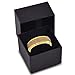 Charming Jewelers Tungsten Wedding Band Ring 8mm for Men Women Comfort Fit Celtic Knot 18K Yellow Gold Plated Step Beveled Edge Brushed Polished