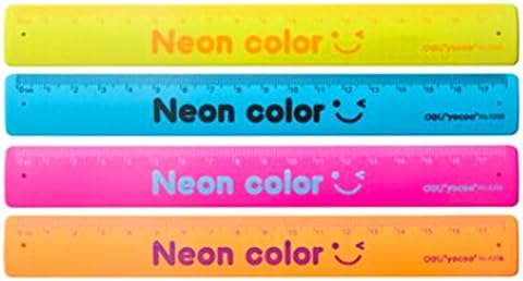 Jouet Claque Ruler Partie Avec Une Couleur Aléatoire Papeterie Scolaire Incassables Flexible Mesure 180 Mm De La Règle 1