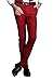 MOGU Mens Slim Fit Flat Front Pant