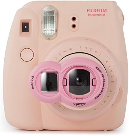 Nodartisan Close-Up Lens with Self-Portrait Mirror for Fujifilm Instax Mini 8 8+ 7s (Strawberry)