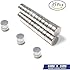 Refrigerator Magnets,35PCS Premium Brushed Nickel Round Magnets, Fridge Magnets,Office Magnets by ETO MAGNETIC – 8 X 3 mm magnets