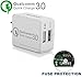 Fast Charger 3.0 Quick Charge 3.0 Dual Port Wall Charger 24W for iPhone X / 8/7/ 6S Galaxy S8 / S7 / S6 / Edge/Plus Note 5/4 and More.