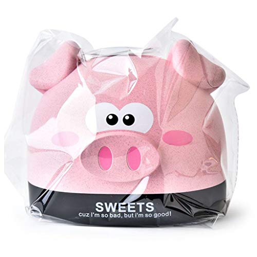 MOVEmen Storage Box Tissue Box Covers Cartoon Pig Shape Paper Napkin Organizer Case Holders Storage Box Piggy Bank Coin Purse Wallet Decorative Frame Gift Box Cosmetic Box Toilet Paper Box (Pink) - Thumbnail 4