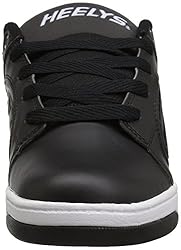 Heelys Girls Voyager Tennis Shoe, Black