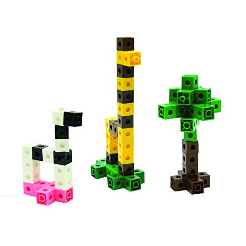 ETA hand2mind Linking Pop Cubes, Educational Counting Math Toy (Set of 500) - Thumbnail 6
