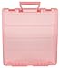 ArtBin 6955AG Super Satchel 1-Compartment Box, Art & Craft Organizer, 1-Pack, Translucent Coral