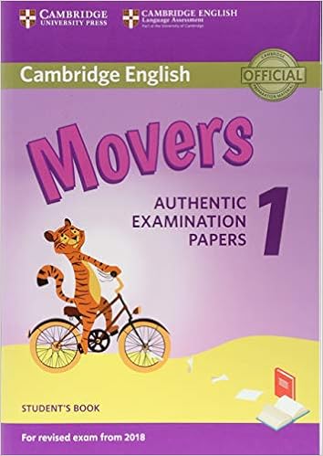 Amazon Com Cambridge English Movers 1 For Revised Exam From 2018 Student S Book Authentic Examination Papers 9781316635902 Cambridge English Language Assessment Books