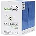 NavePoint CAT5e (CCA), 250ft, White, Solid Bulk Ethernet Cable, 24AWG 4 Pair, Unshielded Twisted Pair (UTP)