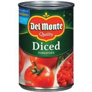 DEL MONTE CANNED DICED TOMATOES WITH NATURAL SEA SALT, 14.5 OUNCE (PACK OF 12)