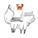 VWH Stainless Steel Cookie Cutter Biscuit Mold Cake Decoration (fox)
