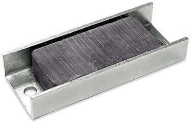 Ceramic Latch Magnet Channel Assembly 07575 - 2.75" L x 1" W x .5" Thk.¸ 25 lbs. pull