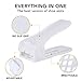 Shoe Slots Organizer 10 Piece Set (White) - 2019 Premium Closet Space Saver for High Low Heels, Sneakers, Boots and Sandals - 3-step Adjustable Plastic Stacker - Present for Men, Women, and Kids