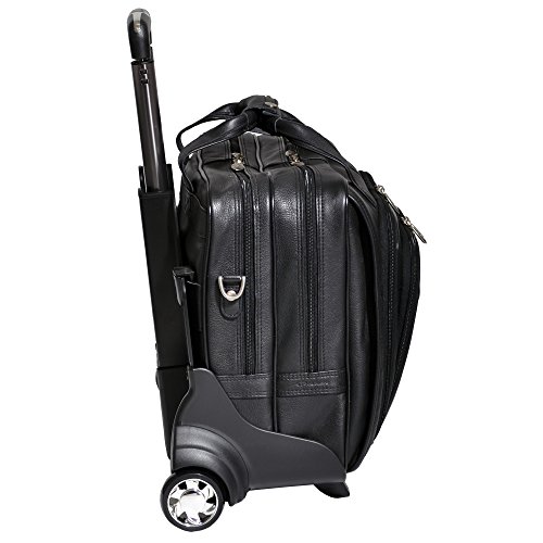 McKleinUSA GOLD COAST 43185 Black 17 Detachable-Wheeled Laptop Case