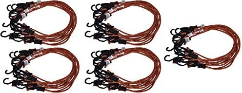 Kotap Adjustable 36-Inch Bungee Cords, 10-Piece, Item: MABC-36 ((.5Sets of 10-Piece))