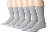 Hanes Ultimate Men's 6-Pack FreshIQ Dyed Crew Socks