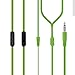SoundPEATS M20_Green In-Ear Headphones Noise Cancelling Earphones Stereo Ergonomic Comfort-Fit Earbuds with Microphone, Green