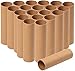 Round Cardboard Paper Tubes, Craft Rolls for Art and DIY Projects (1.7 x 6 in, 24 Pack)