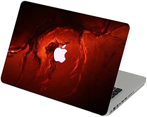 Theskinmantra Mysterious Apple Macbook Air 13 inch DECAL/SKIN with Apple logo cut out and Round Edges