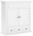 Crosley Furniture Lydia Wall Mounted Bathroom Storage Medicine Cabinet with a Drawer and Shelves, White