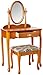 Crown Mark Vanity Set, Oak