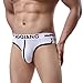 NEARTIME Men's Underwear, Mens Boxers Pouch Shorts Underpants Sleepwear (M, White)