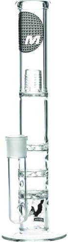 SCIENTIFIC TUBE 13-113 - MAVERICK WP 3X TURBINE PERC STEMLESS STRAIGHT 12" CLEAR FEMALE 18MM