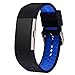 VIWO Charge2 Band,Fitbit Charge 2 Band Silicone Replacement Strap with Classic Buckle and Massage Tablets for Fitbit Charge 2 HR Wristband Heart Rate Fitness Tracker Small/Medium (Blue)