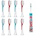 iHealthia 8-pack Philips Sonicare for Kids Standard Replacement Toothbrush Heads HX6042, Ages 7+