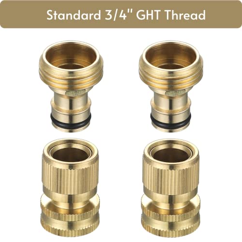 UEHICT Garden Hose Quick Connect Quick Connect Garden Hose Fittings