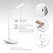 LED Desk Lamp - Wireless USB-Rechargeable, 3-Step Brightness, Minimalist Design Ergonomic Table Lamp, Ideal for Work, Read or Rest